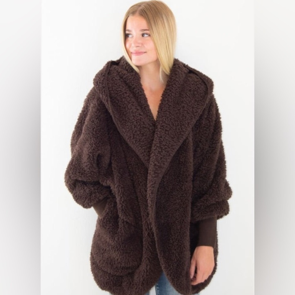 Nordic Beach Sherpa Body Wrap - Chocolate